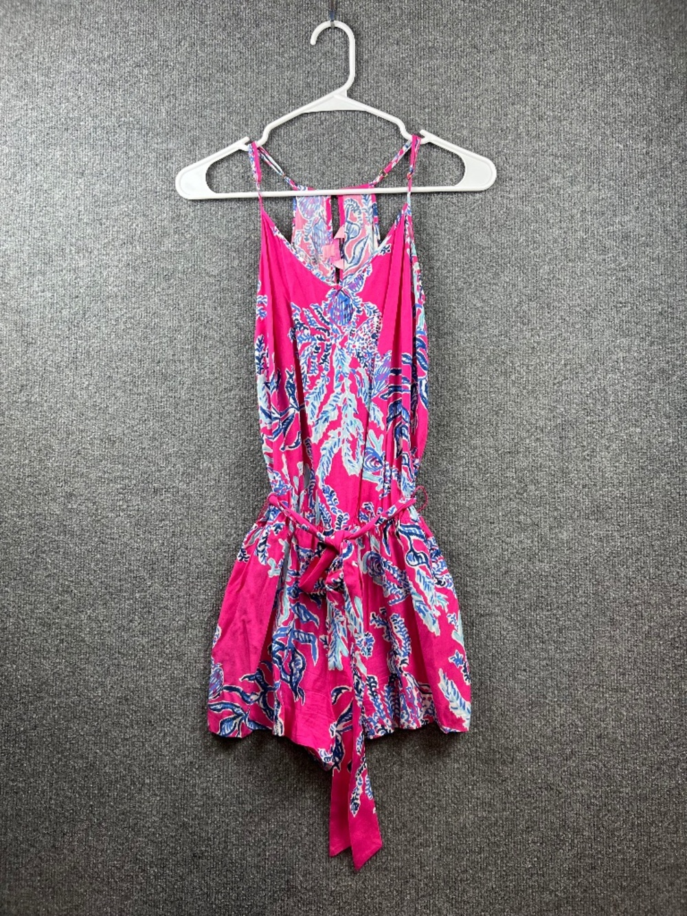 Lilly Pulitzer Romper Women's Size XS Dusk In Capri Pink Samba